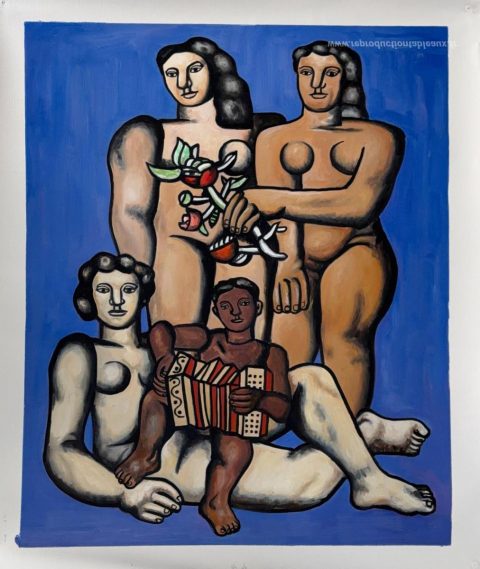 Ce tableau, peint à la main par nos artistes