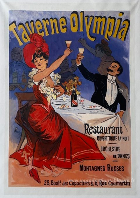 Ce tableau, peint à la main par nos artistes