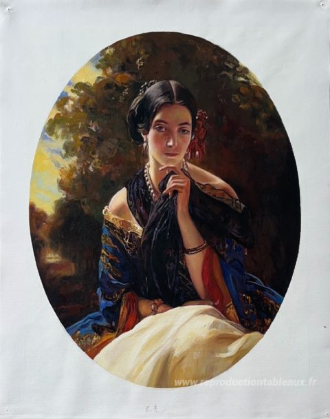 Ce tableau, peint à la main par nos artistes
