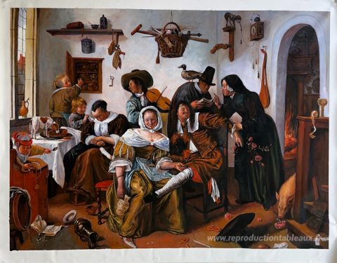 Ce tableau, peint à la main par nos artistes