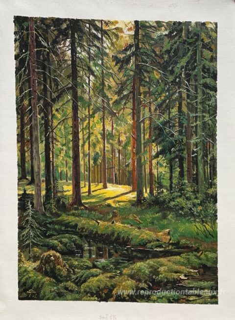 Ce tableau, peint à la main par nos artistes