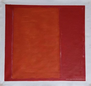 Ocre et rouge sur rouge