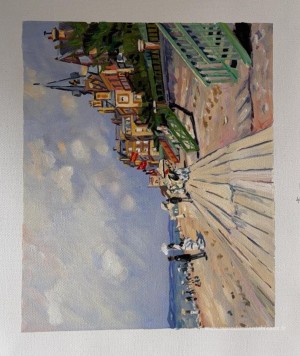 La promenade à Trouville