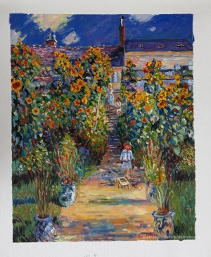 Le jardin de l'artiste à Vétheuil