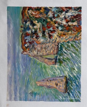 L'aiguille rocheuse et la Porte d'Aval