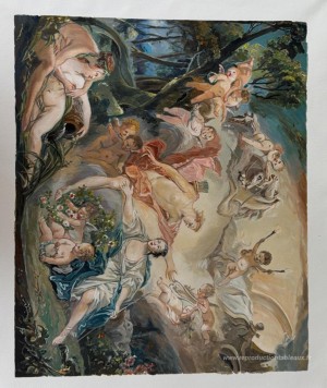 Apollo révélant sa divinité au berger isse