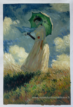 Femme avec un parasol (également connu sous le nom d'étude d'une