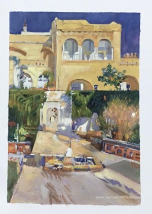 Soleil de l'après-midi à l'Alcázar de Séville
