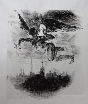 Mephistopheles sur Wittenberg (de Faust de Goethe)