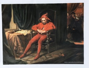 Stańczyk pendant un bal à la cour de la reine