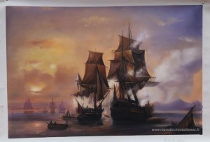 Capture de la frégate suédoise 44 Gun Vénus par Russe 22 Cutter 