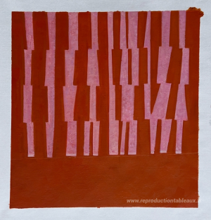 Rose et orange de la couleur de la ligne de la série