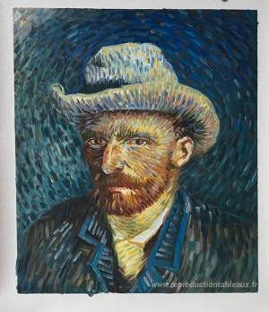 Autoportrait avec chapeau en feutre