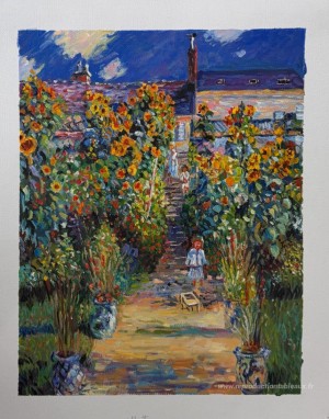 Le jardin de l'artiste à Vétheuil