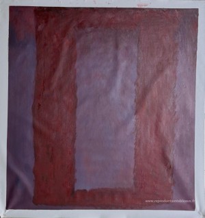 Rouge sur marron