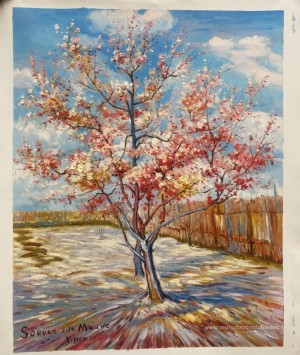 Pêche en fleurs (en mémoire de mauve)