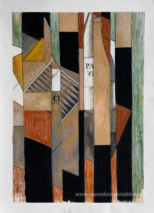 Nature morte avec bouteille et cigares