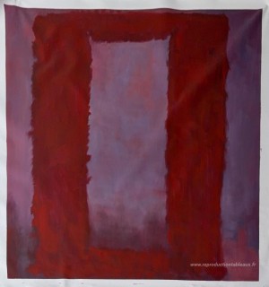 Rouge sur marron