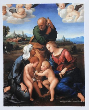 La Sainte Famille avec les saints Elizabeth et John