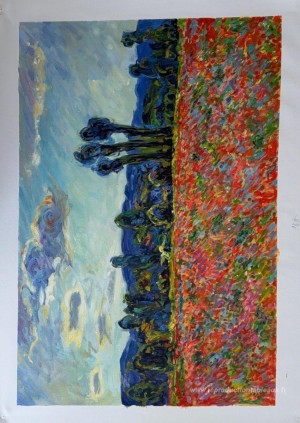 Champ de pavot à Giverny