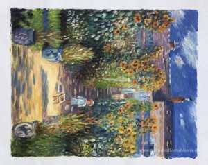 Le jardin de l'artiste à Vétheuil