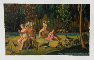 Vulcan présentant des armes à Vénus pour Énée