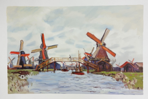 Moulins à vent près de Zaandam